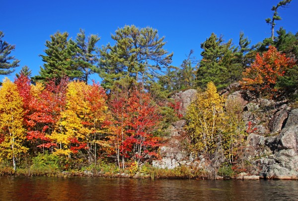 Key River Shore In Fall by Deb Oppermann